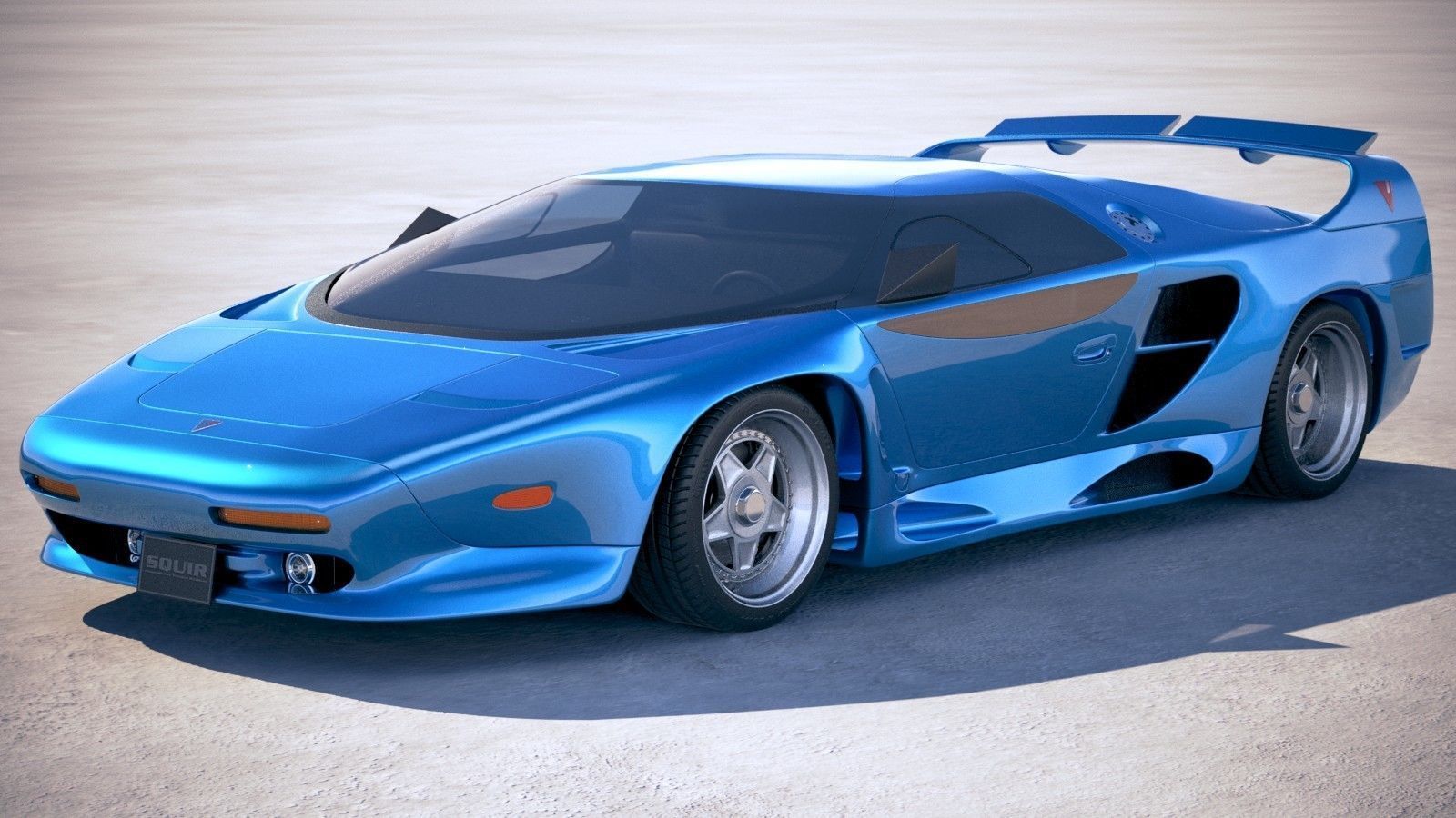 Vector Avtech WX3 1993 3D model_1