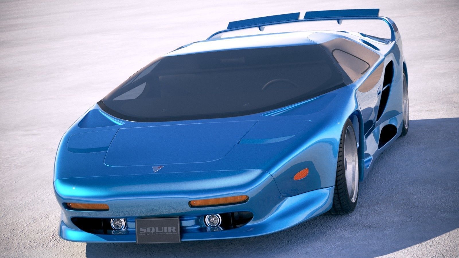 Vector Avtech WX3 1993 3D model_2