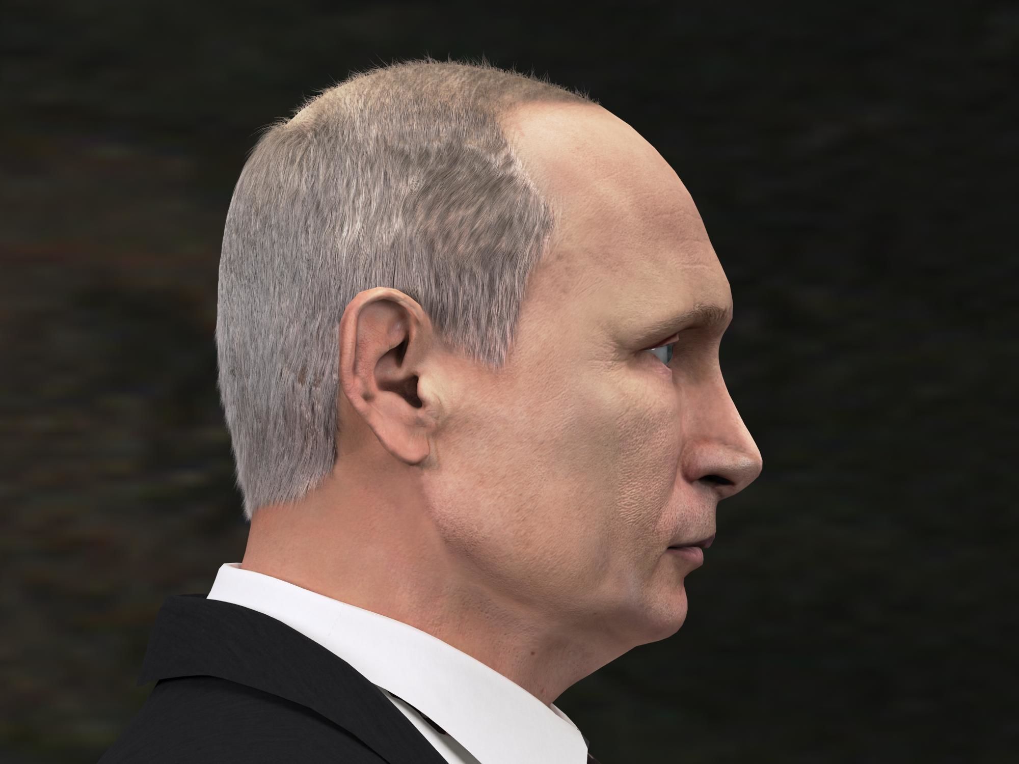 Vladimir Putin 3D model_2