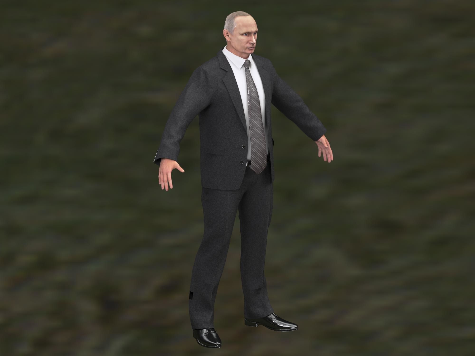 Vladimir Putin 3D model_14