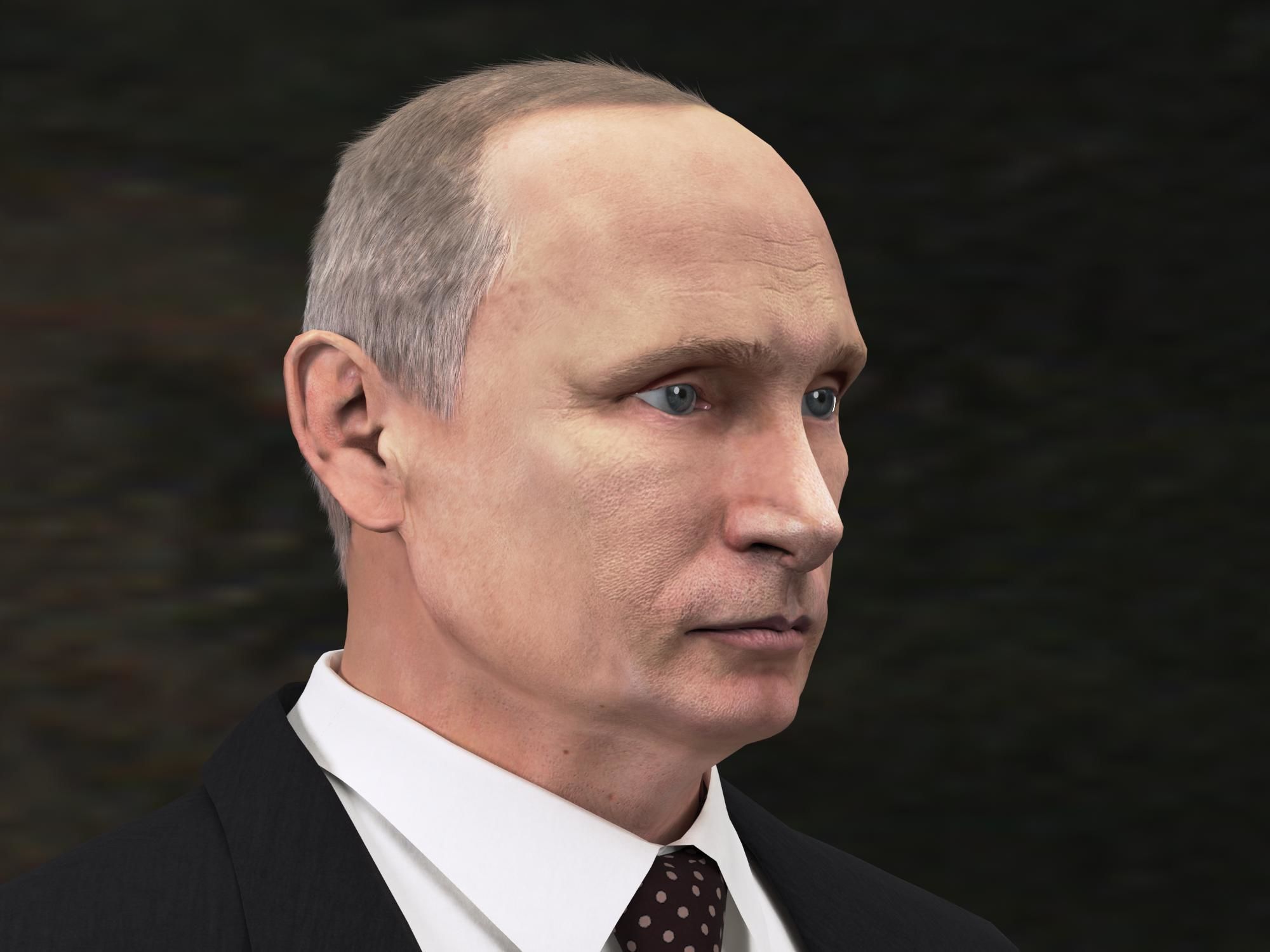 Vladimir Putin 3D model_1