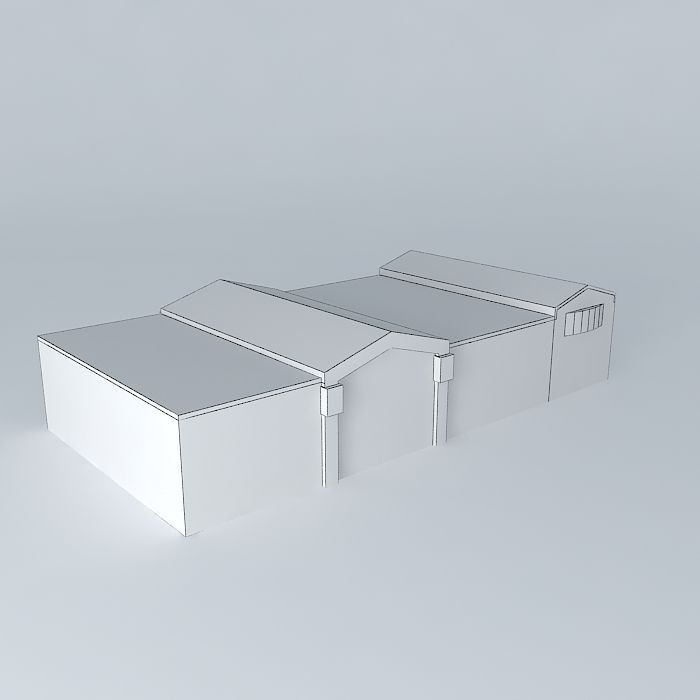 Central building type 5 Statoil Fuel%26Retail, Riga, Latvia Free 3D model_4