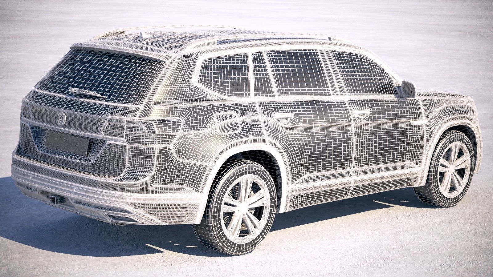 Volkswagen Atlas R-Line 2018 3D model_18