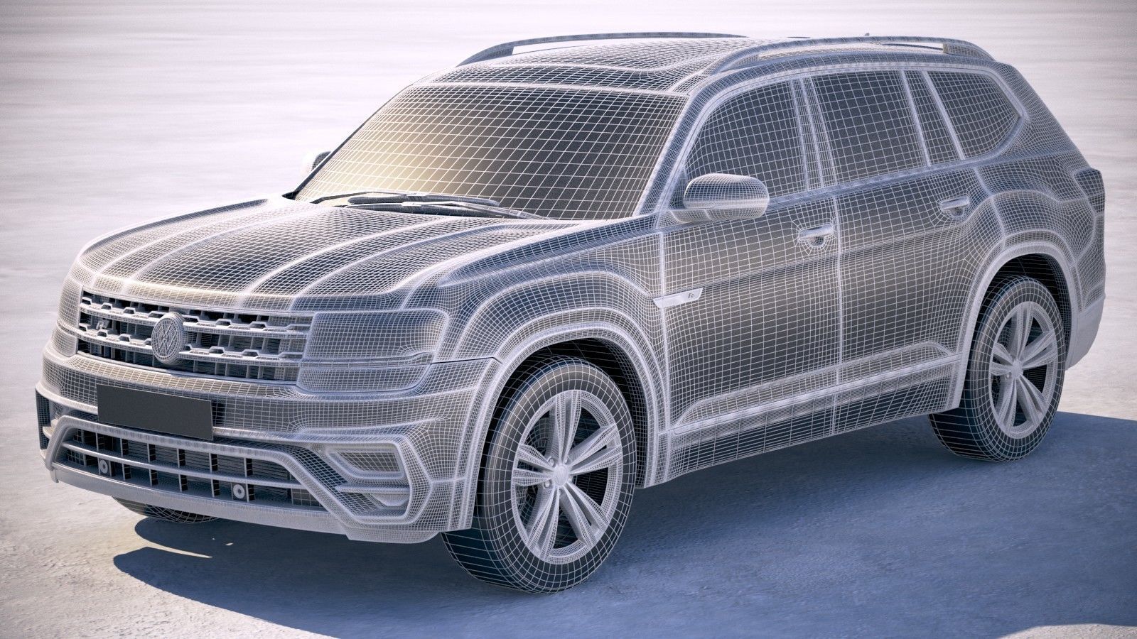 Volkswagen Atlas R-Line 2018 3D model_17