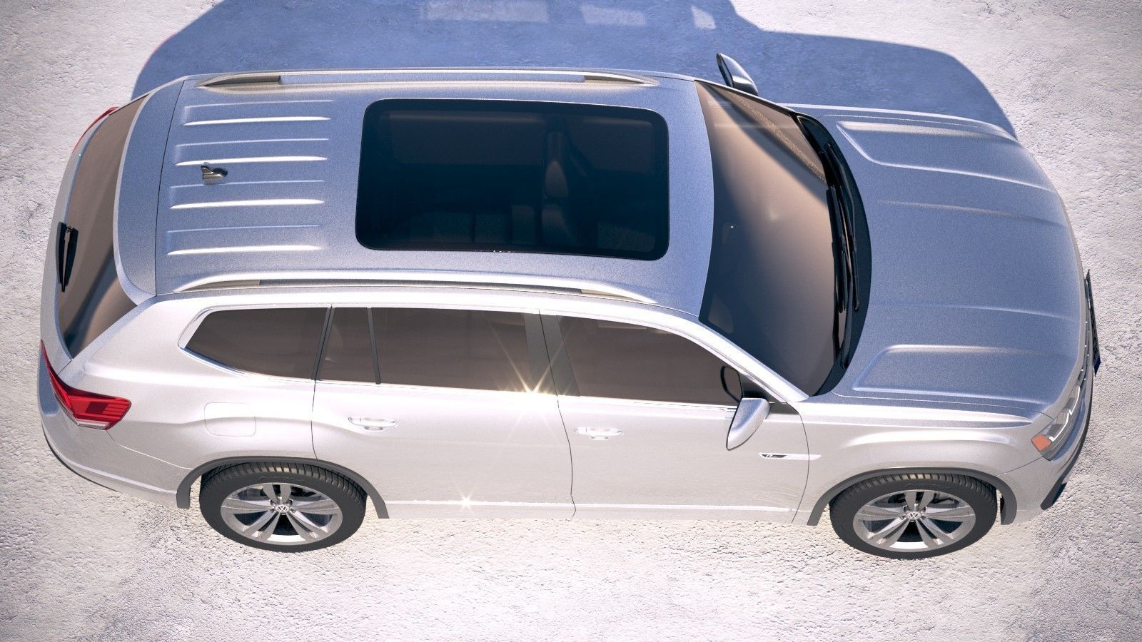 Volkswagen Atlas R-Line 2018 3D model_7