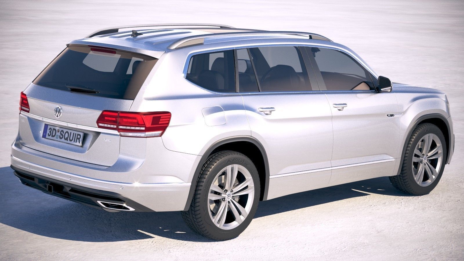 Volkswagen Atlas R-Line 2018 3D model_4