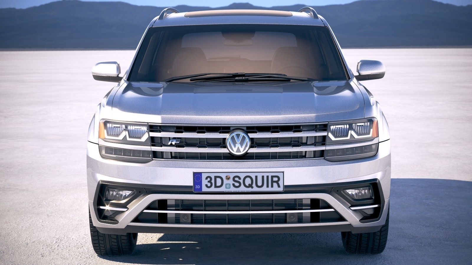 Volkswagen Atlas R-Line 2018 3D model_9