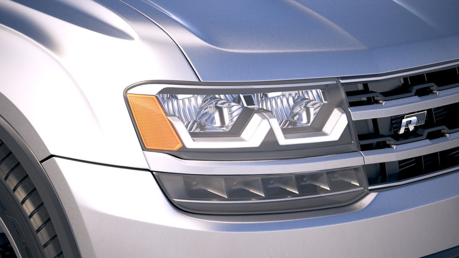 Volkswagen Atlas R-Line 2018 3D model_15