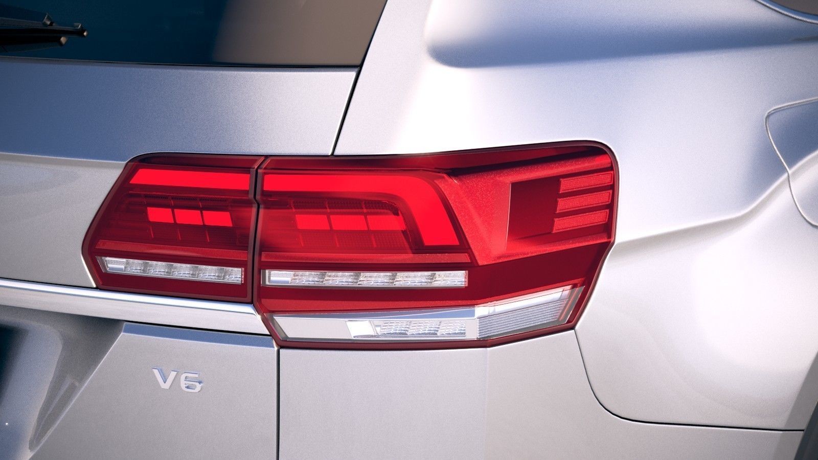 Volkswagen Atlas R-Line 2018 3D model_16