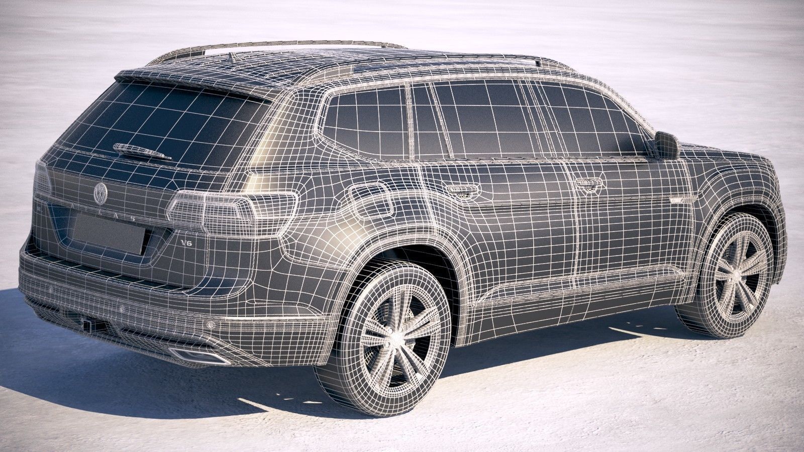 Volkswagen Atlas R-Line 2018 3D model_20