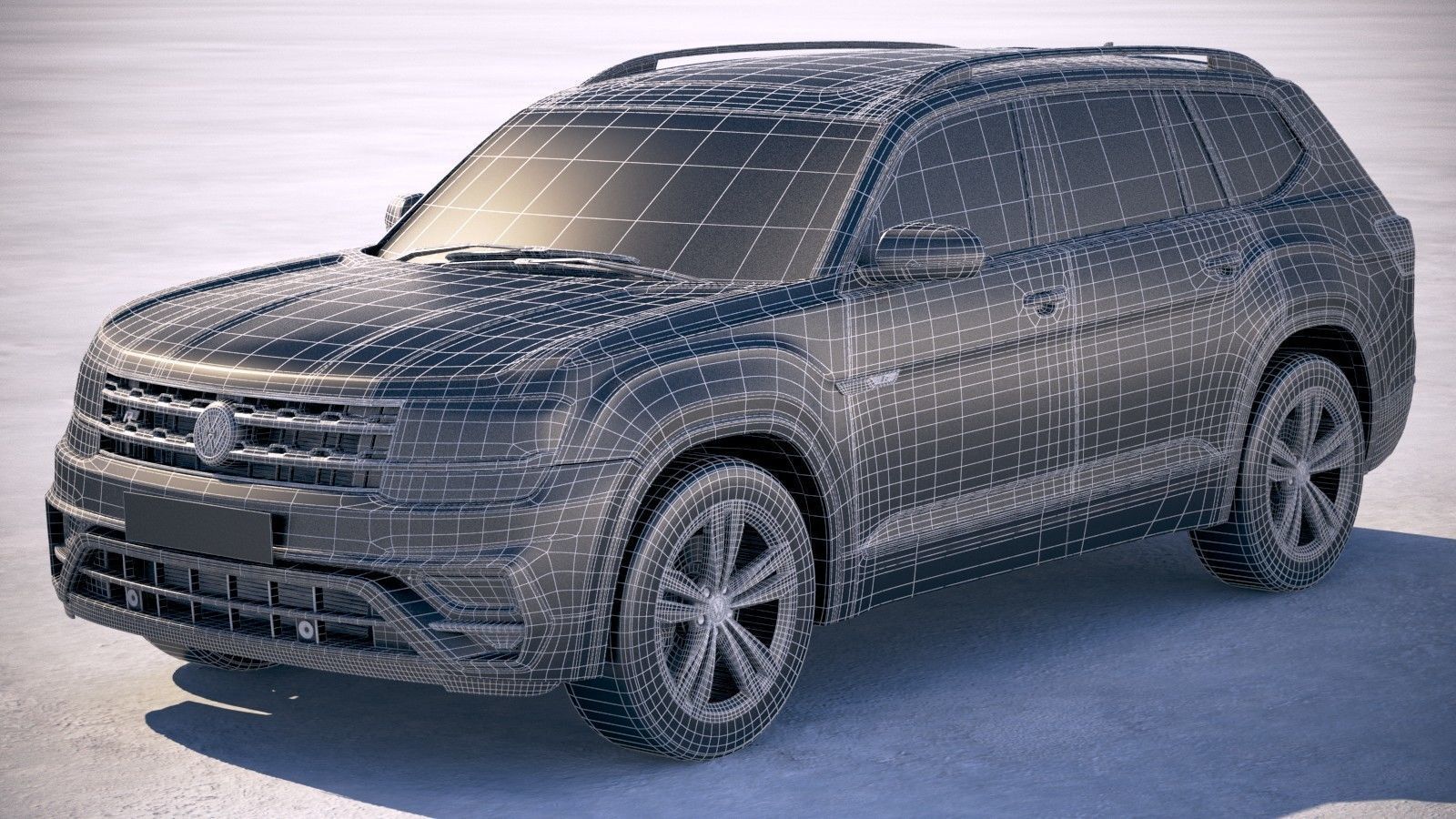 Volkswagen Atlas R-Line 2018 3D model_19
