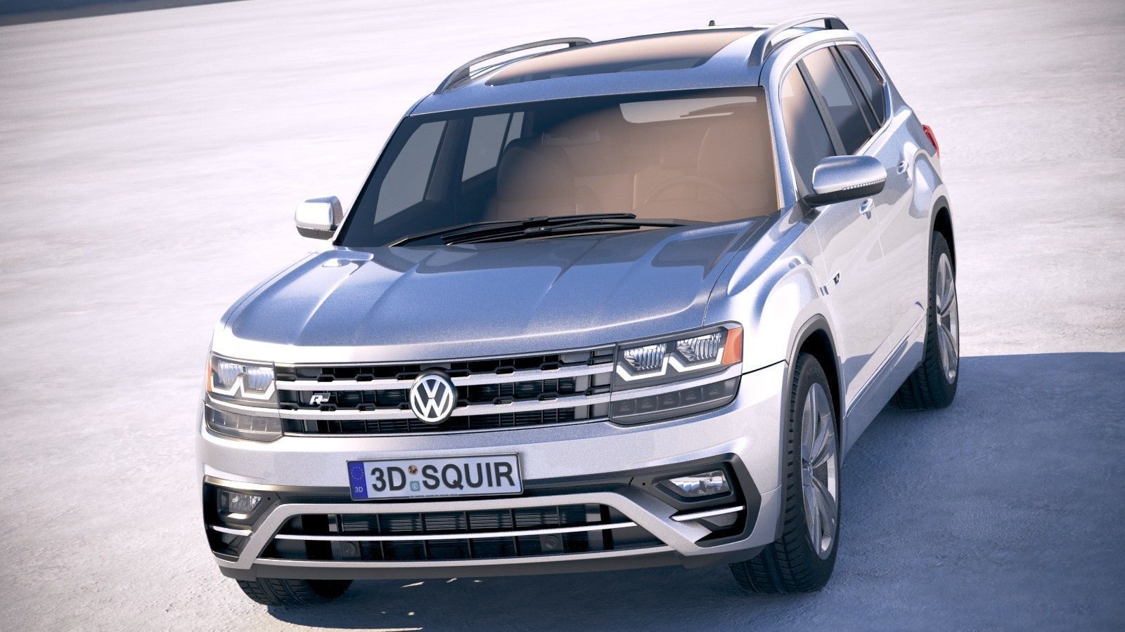 Volkswagen Atlas R-Line 2018 3D model_1