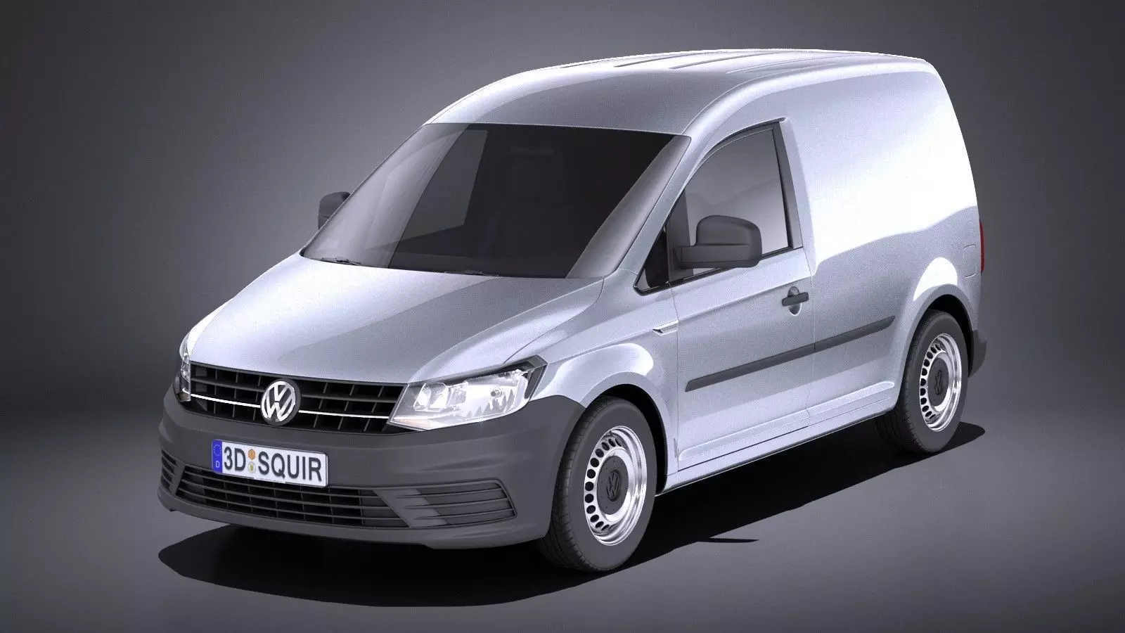 Volkswagen Caddy Cargo VAN 2018 VRAY 3D model