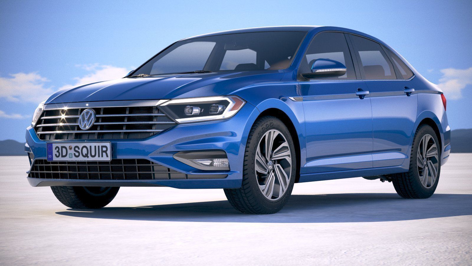 Volkswagen Jetta 2019 3D model_12