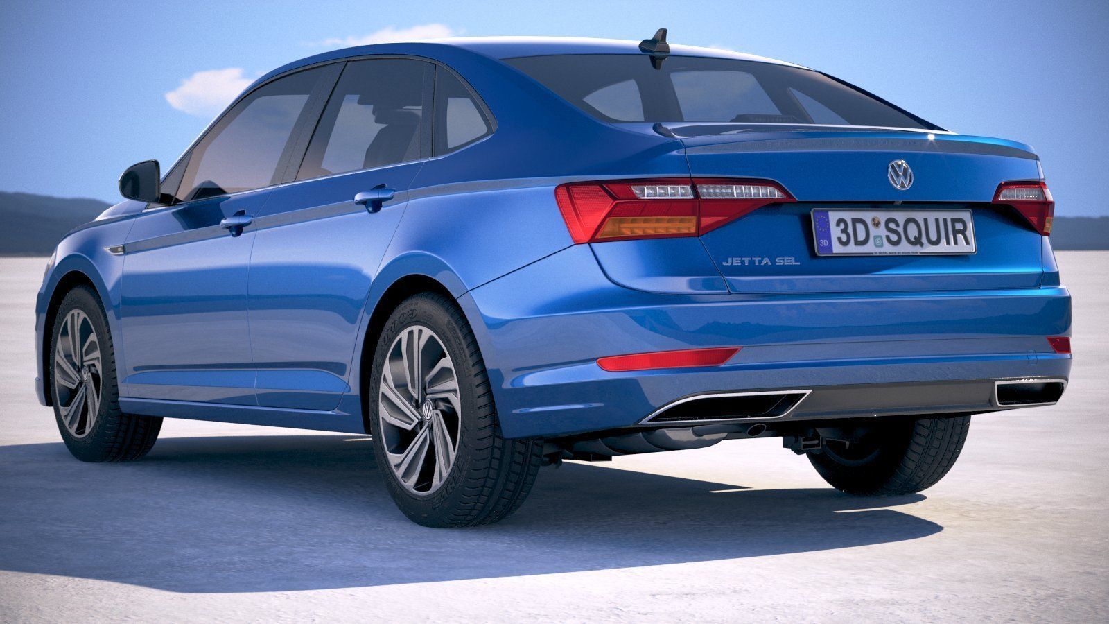 Volkswagen Jetta 2019 3D model_13