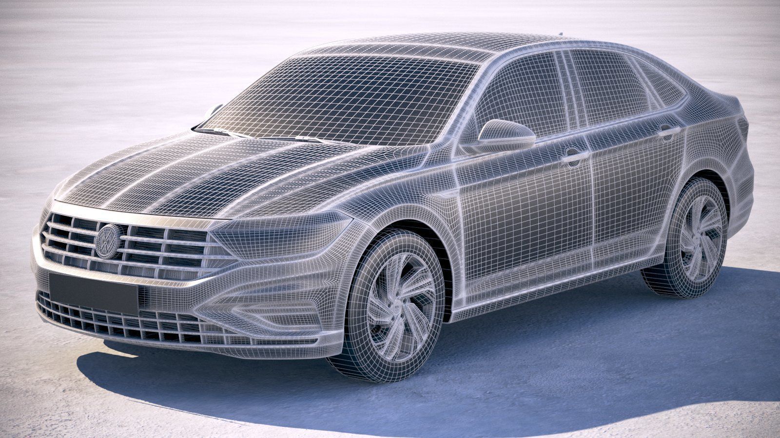 Volkswagen Jetta 2019 3D model_17