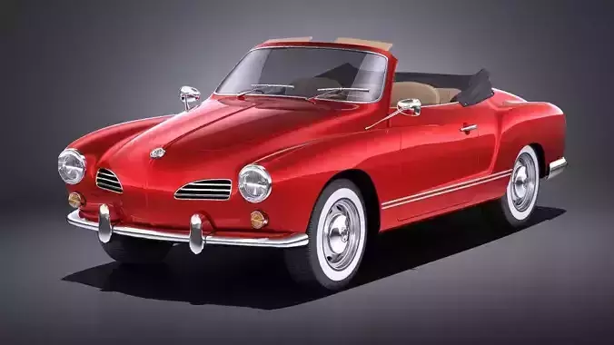 Volkswagen Karmann Ghia Cabrio 1955-1974 VRAY 