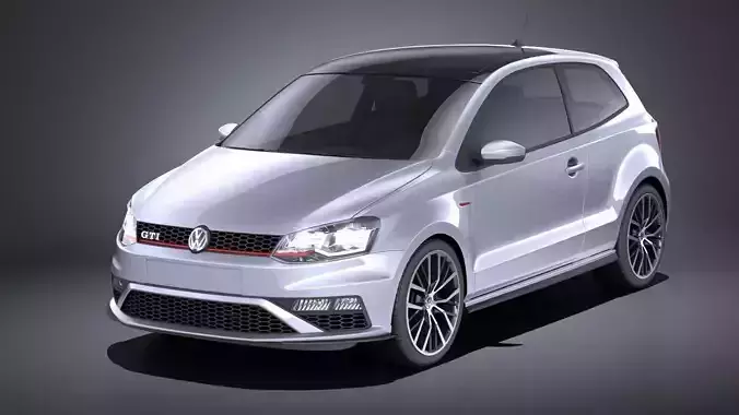 Volkswagen Polo GTi 3-door 2015 VRAY
