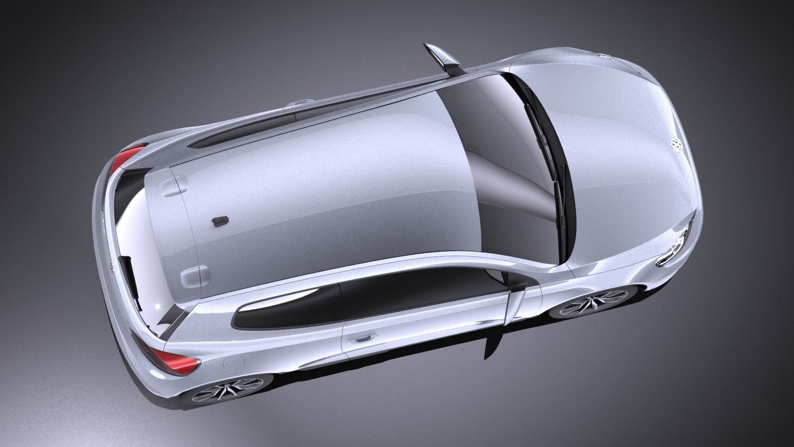 Volkswagen Scirocco 2015 VRAY 3D model_7
