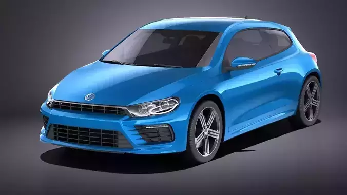 Volkswagen Scirocco R 2015 VRAY