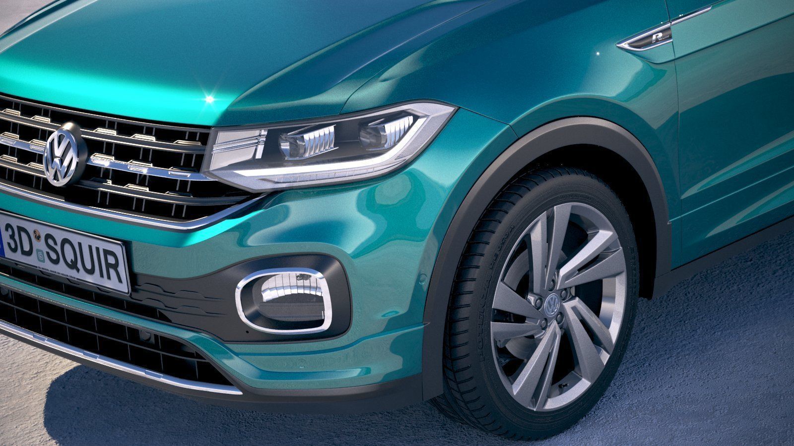 Volkswagen T-Cross 2019 3D model_2