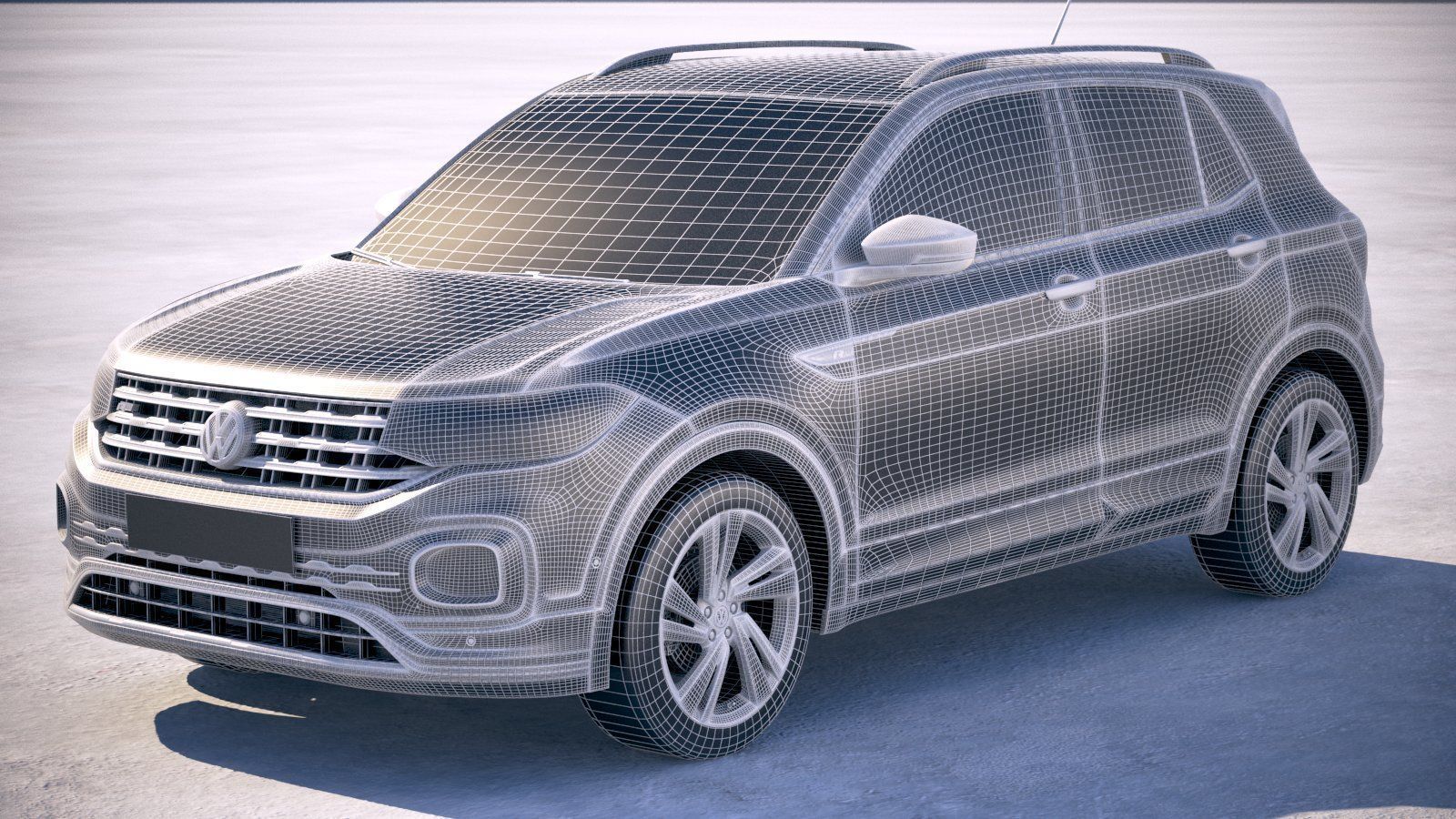 Volkswagen T-Cross 2019 3D model_24