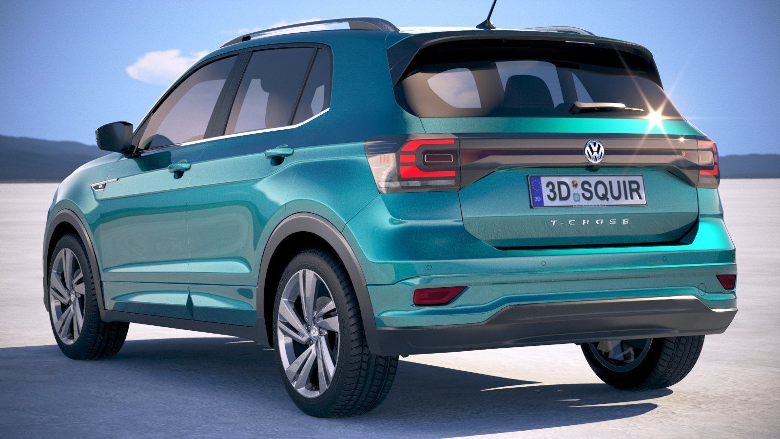 Volkswagen T-Cross 2019 3D model_13