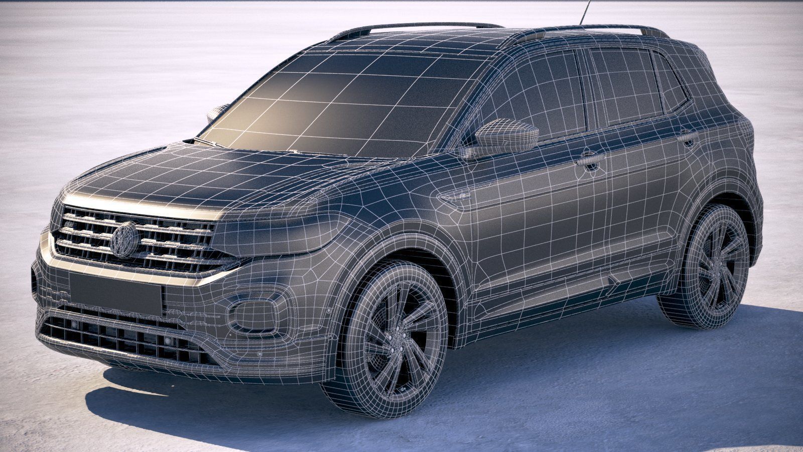 Volkswagen T-Cross 2019 3D model_26