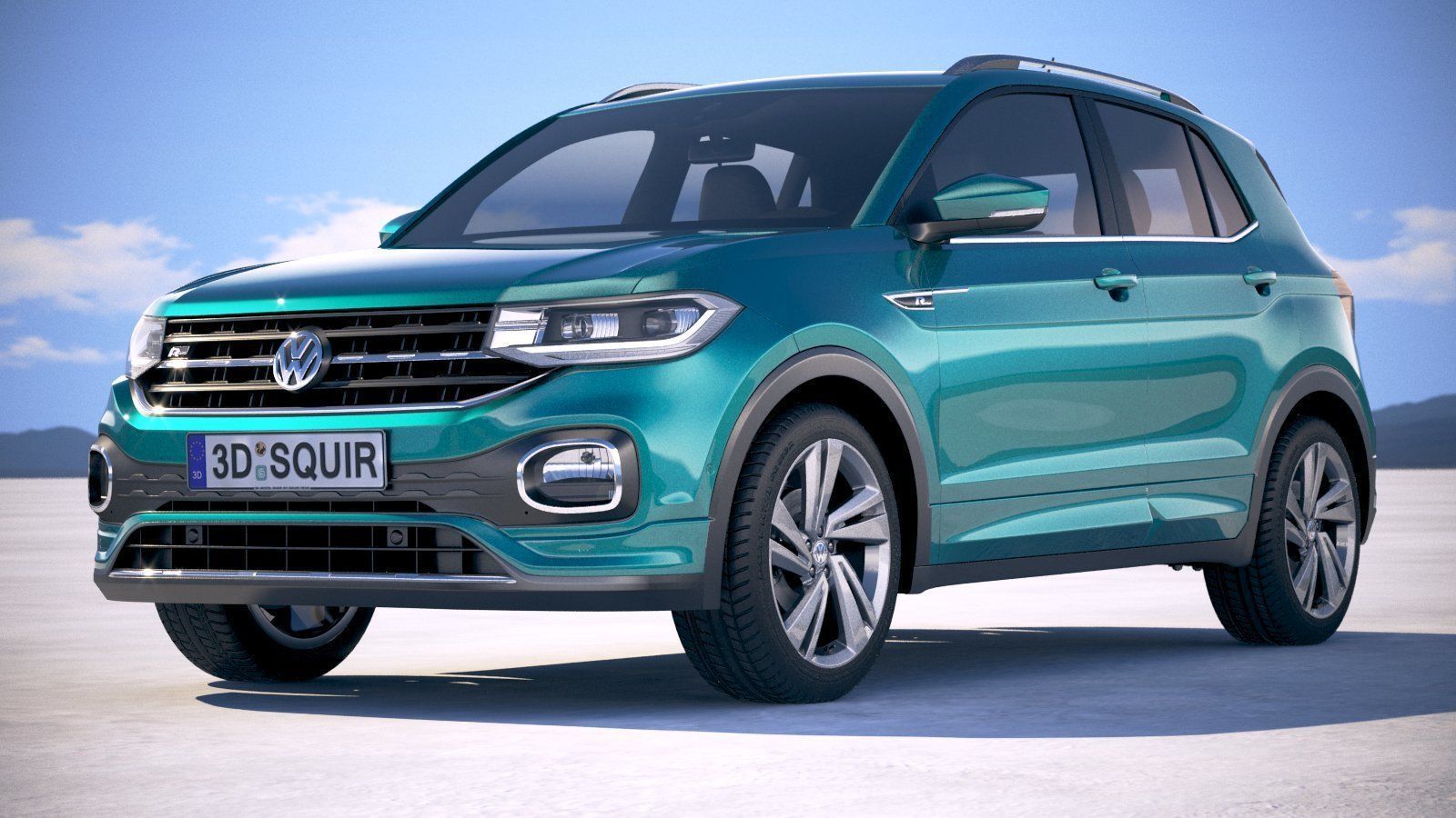 Volkswagen T-Cross 2019 3D model_12