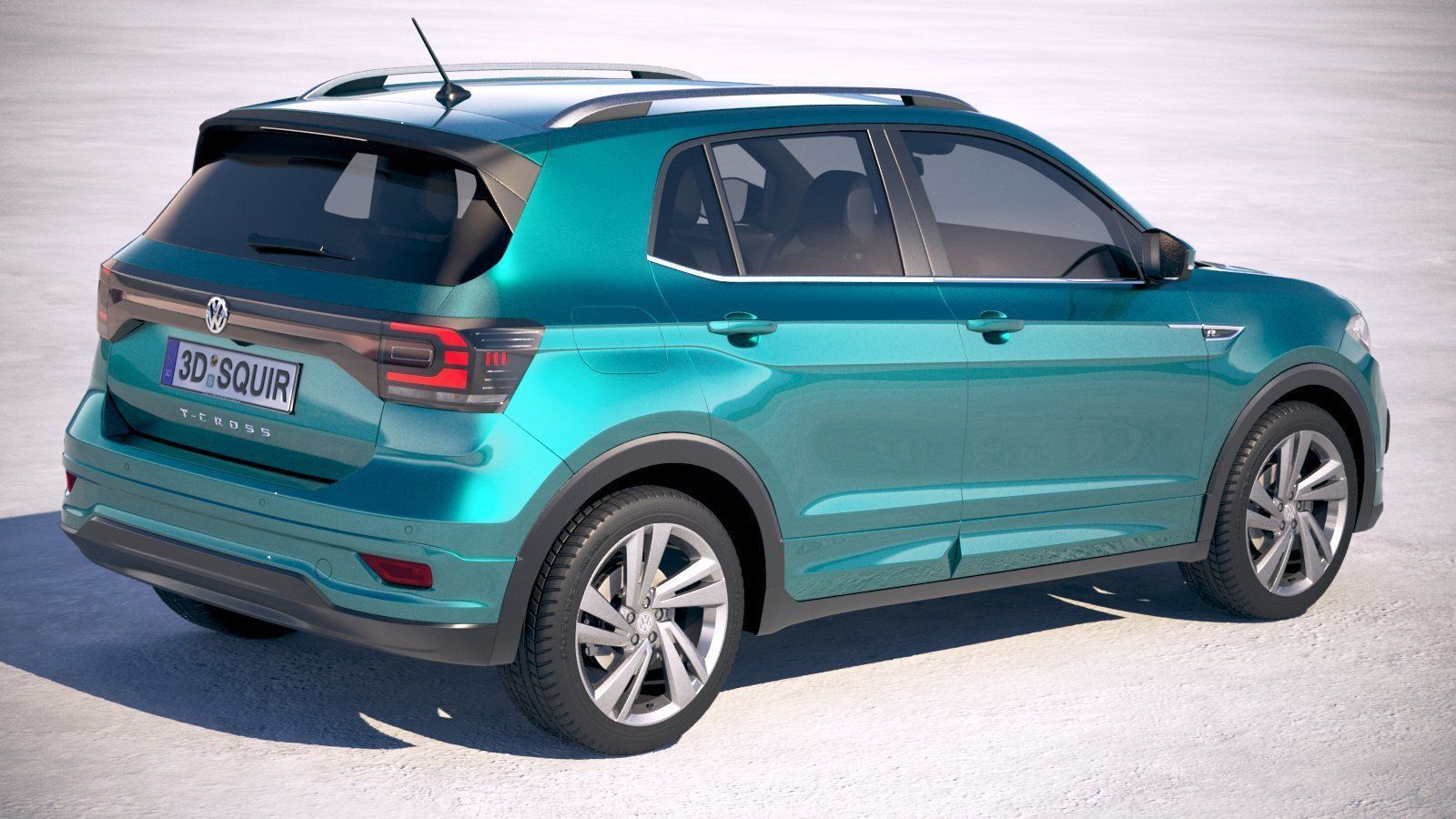 Volkswagen T-Cross 2019 3D model_4