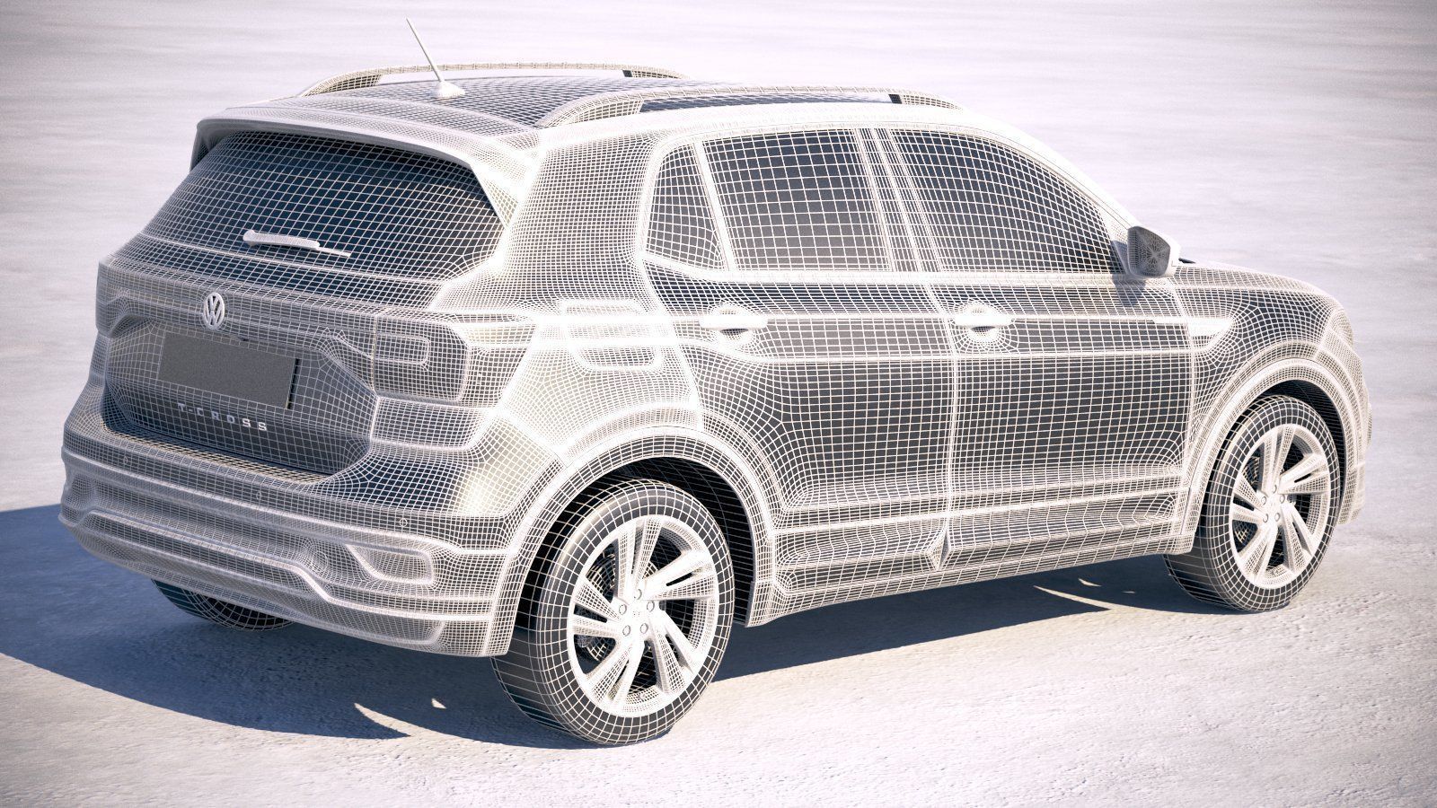 Volkswagen T-Cross 2019 3D model_25