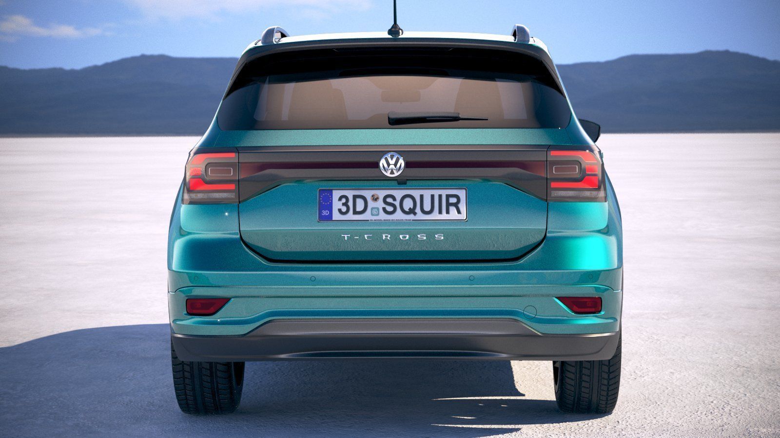 Volkswagen T-Cross 2019 3D model_10