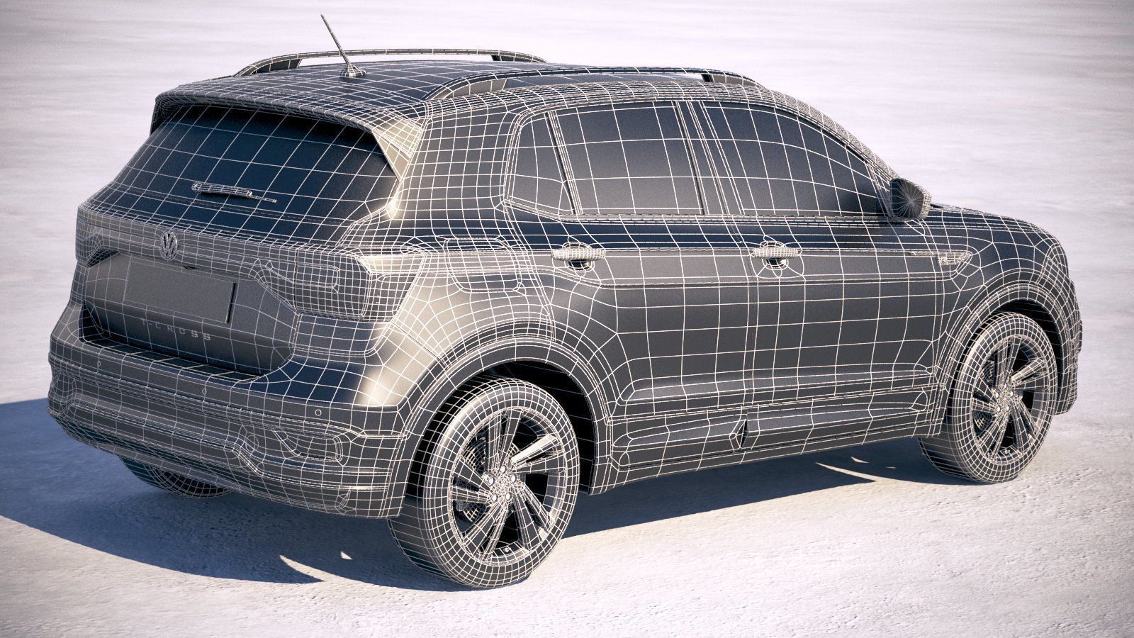Volkswagen T-Cross 2019 3D model_27