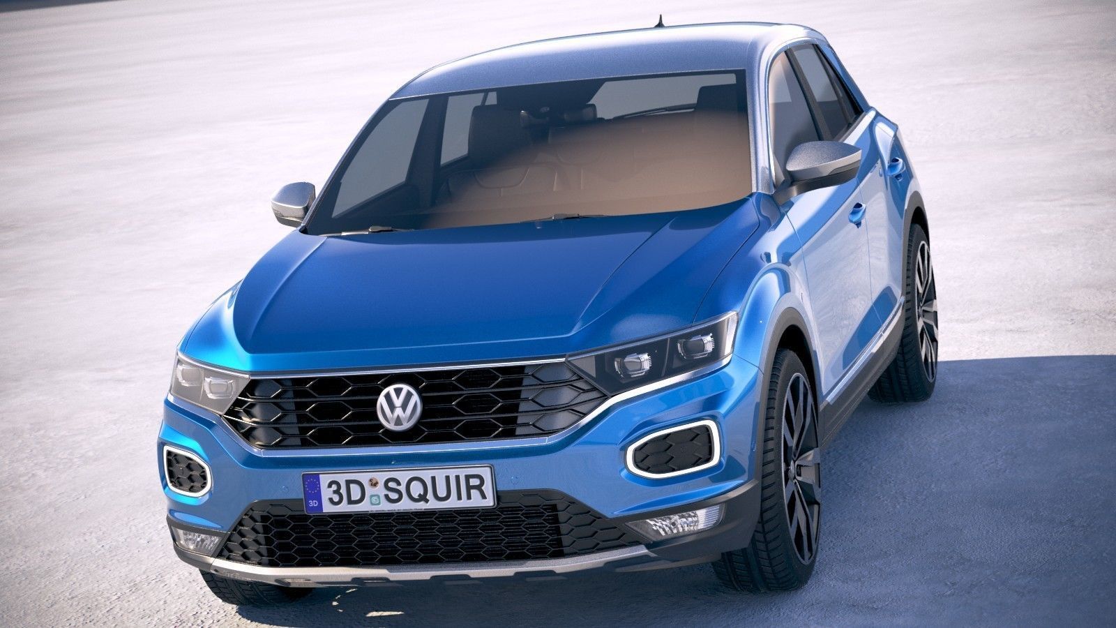 Volkswagen T-Roc 2018 3D model_1