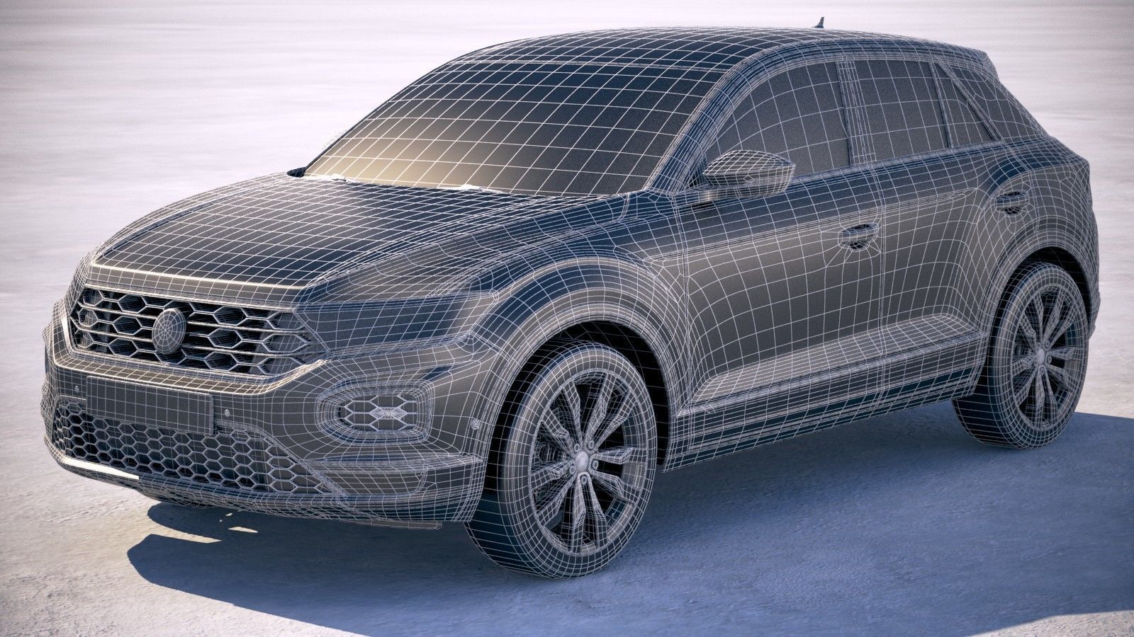 Volkswagen T-Roc 2018 3D model_19