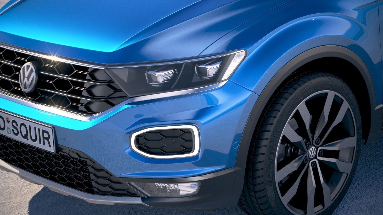Volkswagen T-Roc 2018 3D model_2