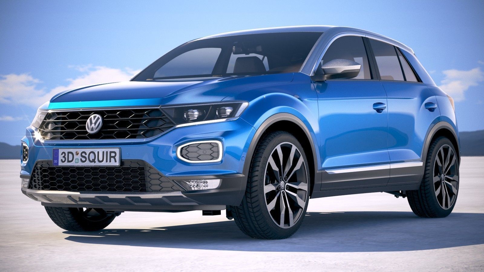 Volkswagen T-Roc 2018 3D model_12