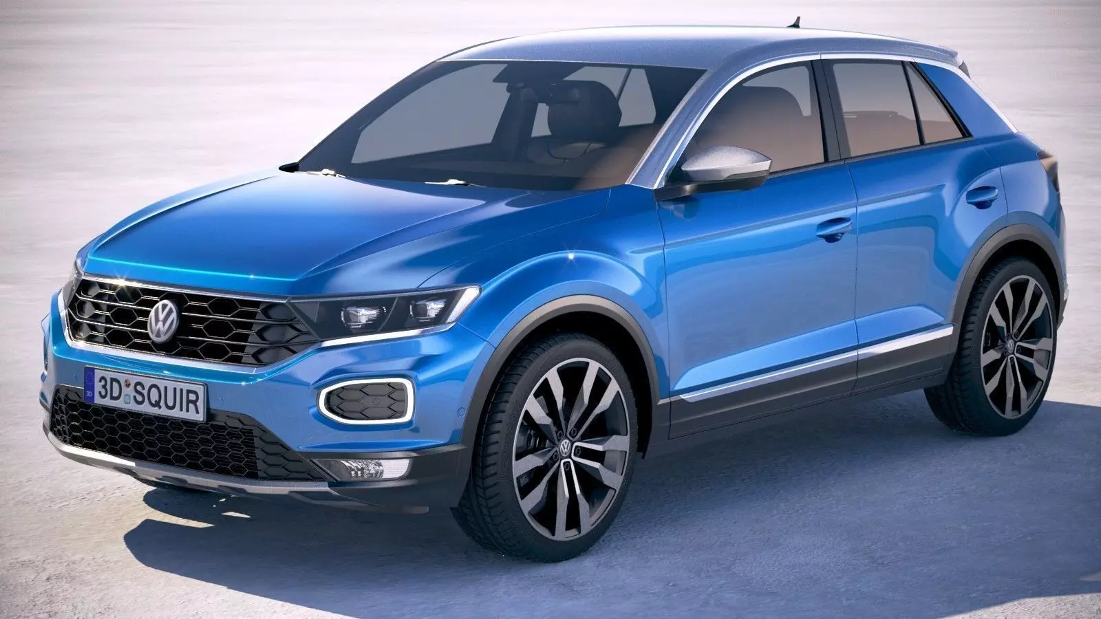 Volkswagen T-Roc 2018 3D model_0