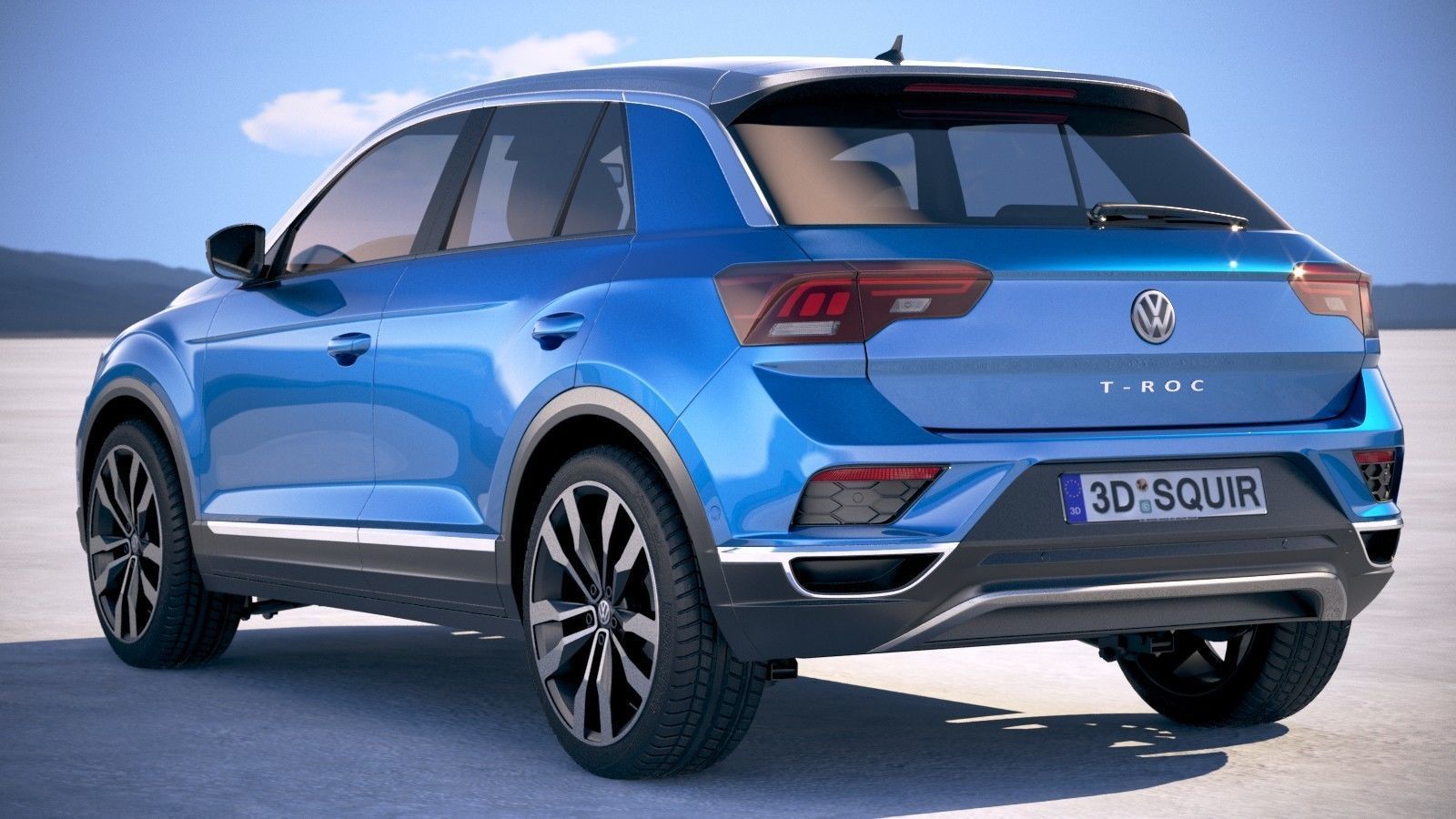 Volkswagen T-Roc 2018 3D model_13
