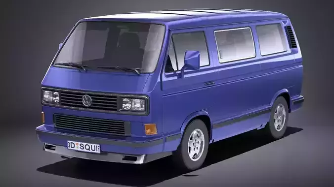 Volkswagen T3 Limited Last Edition 2002 VRAY 3D model