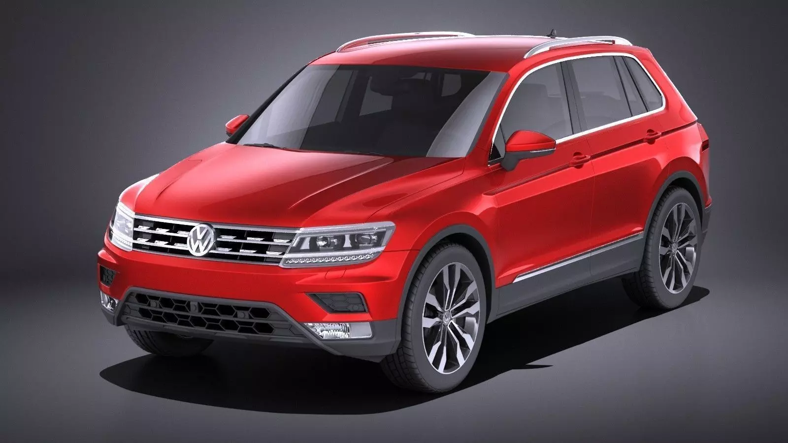 Volkswagen Tiguan 2017 VRAY 3D model_0