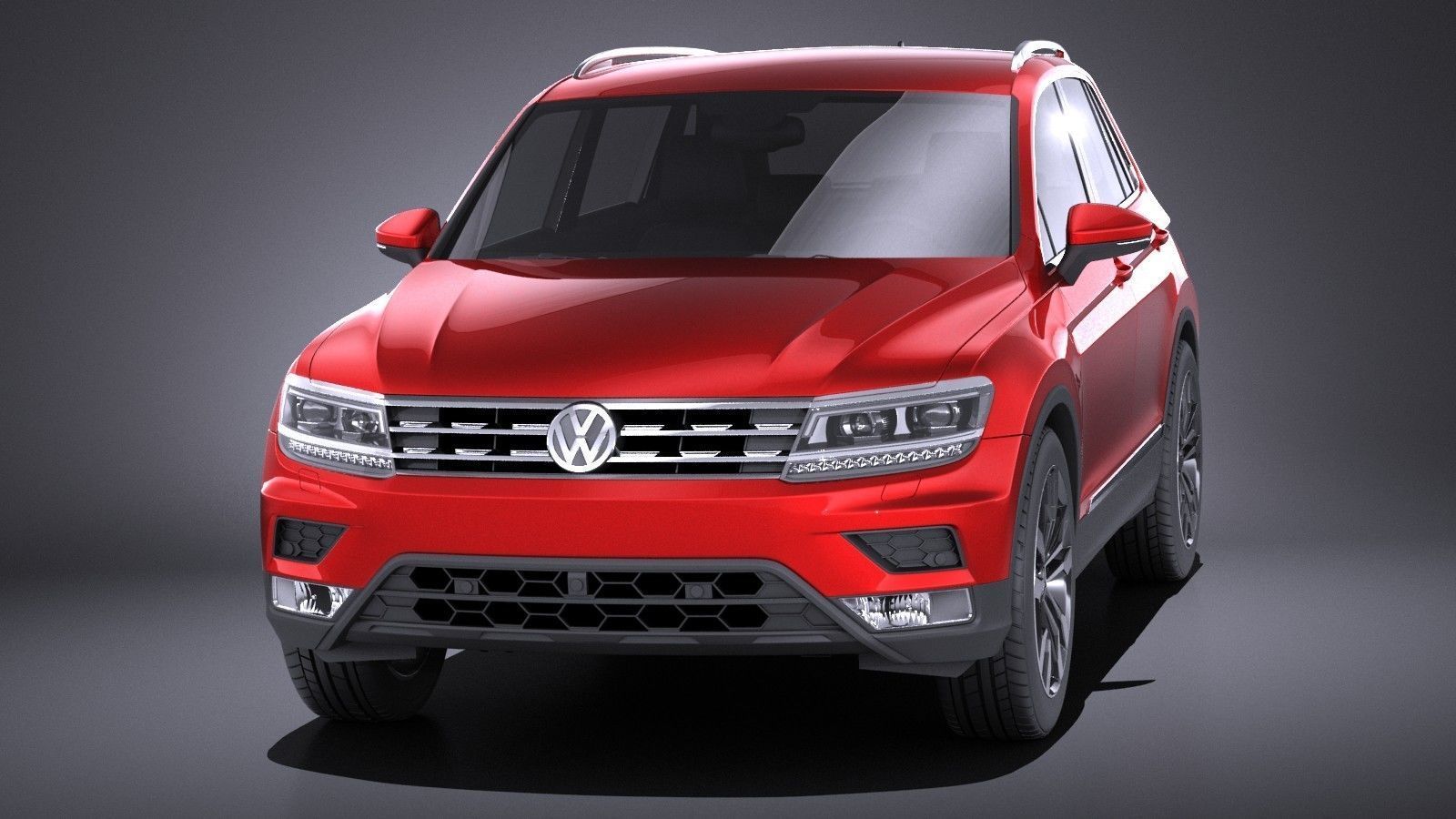 Volkswagen Tiguan 2017 VRAY 3D model_1
