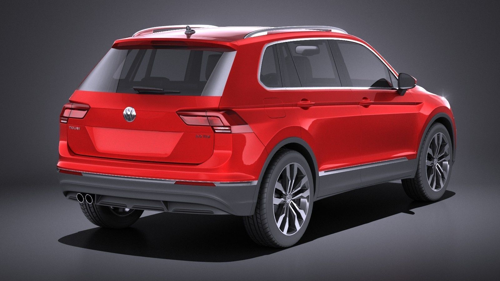 Volkswagen Tiguan 2017 VRAY 3D model_5