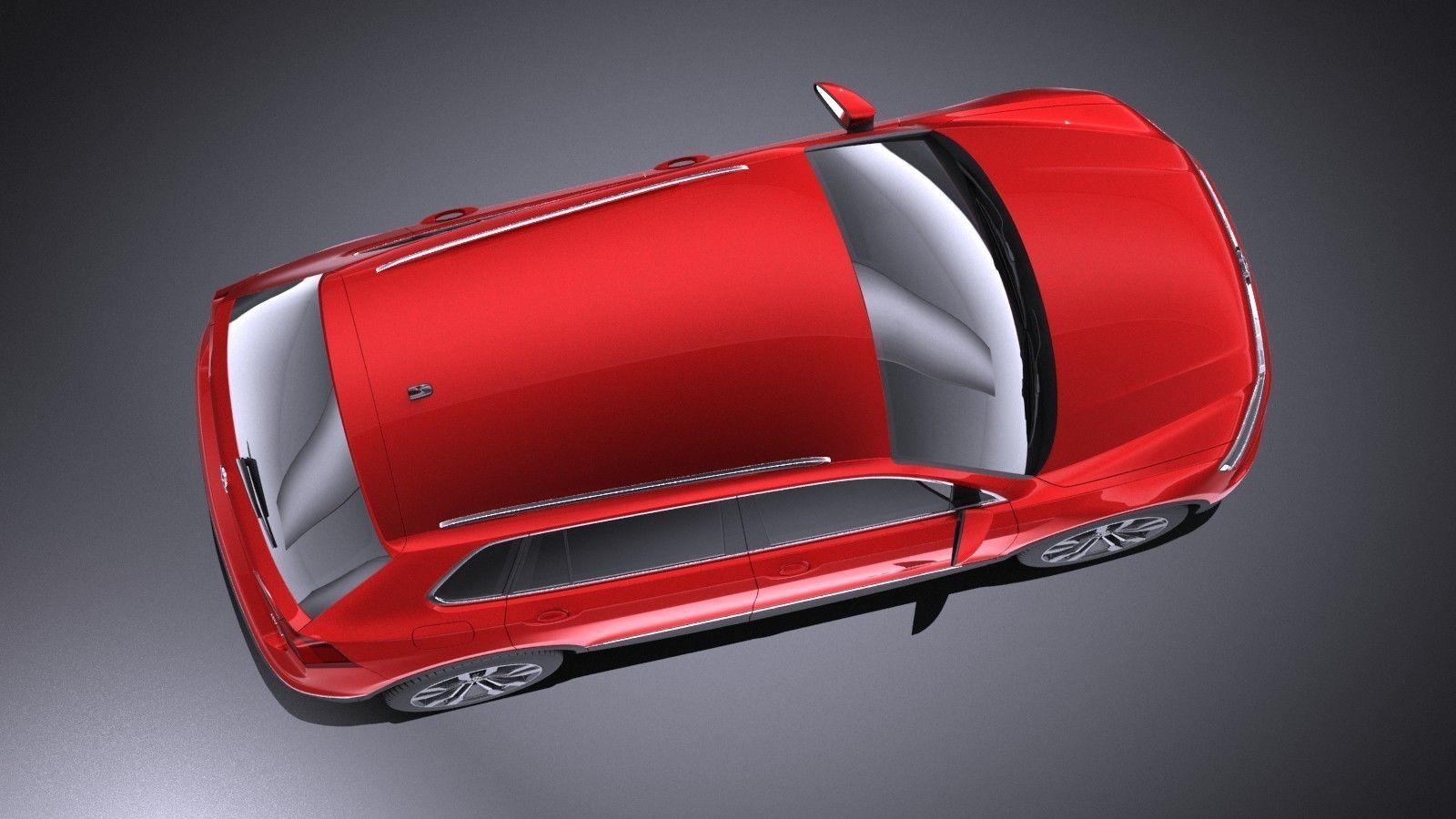 Volkswagen Tiguan 2017 VRAY 3D model_7