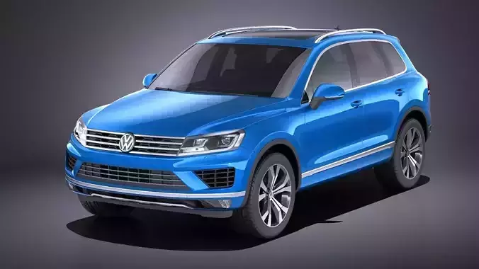 Volkswagen Touareg 2016 VRAY