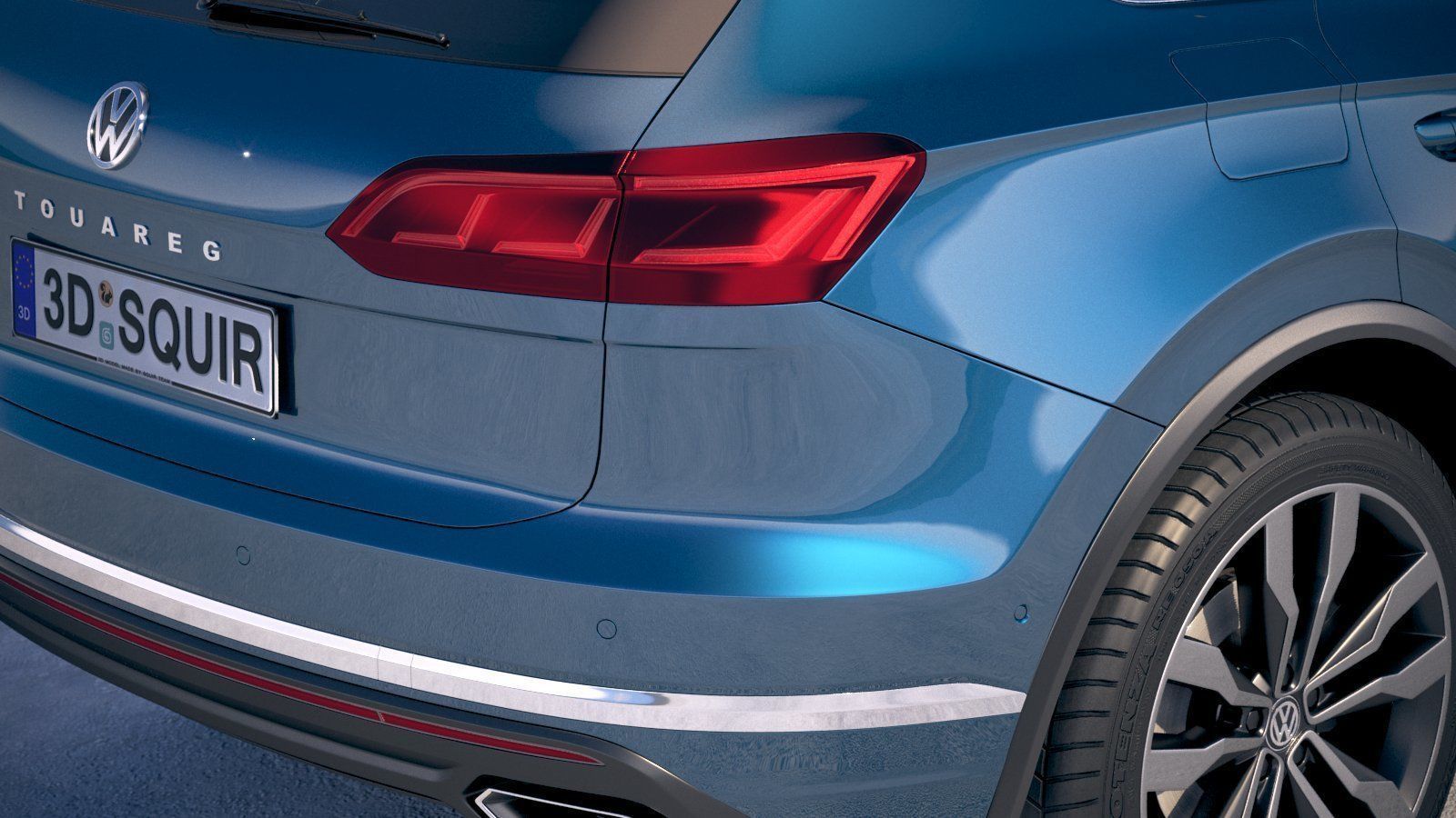 Volkswagen Touareg 2019 3D model_3