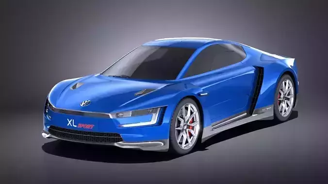 Volkswagen XL Sport 2015 VRAY 3D model