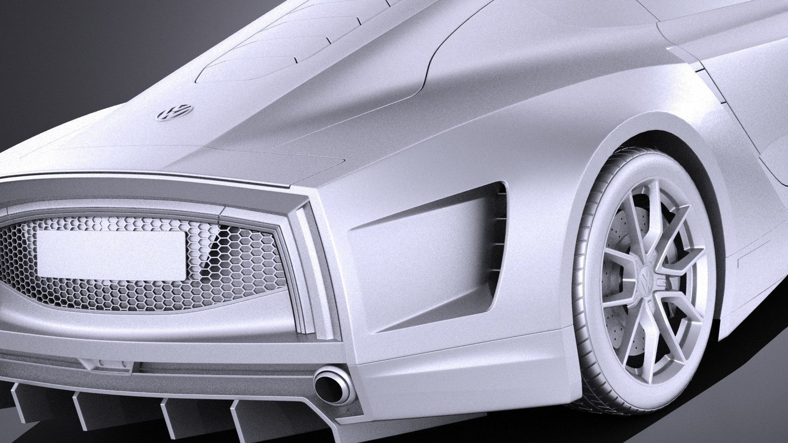 Volkswagen XL Sport 2015 VRAY 3D model_10