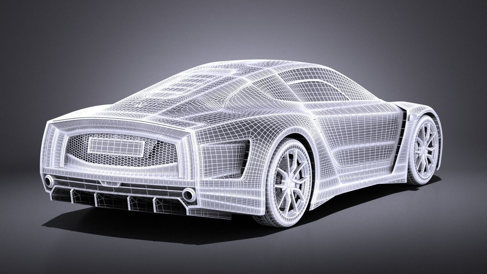 Volkswagen XL Sport 2015 VRAY 3D model_13