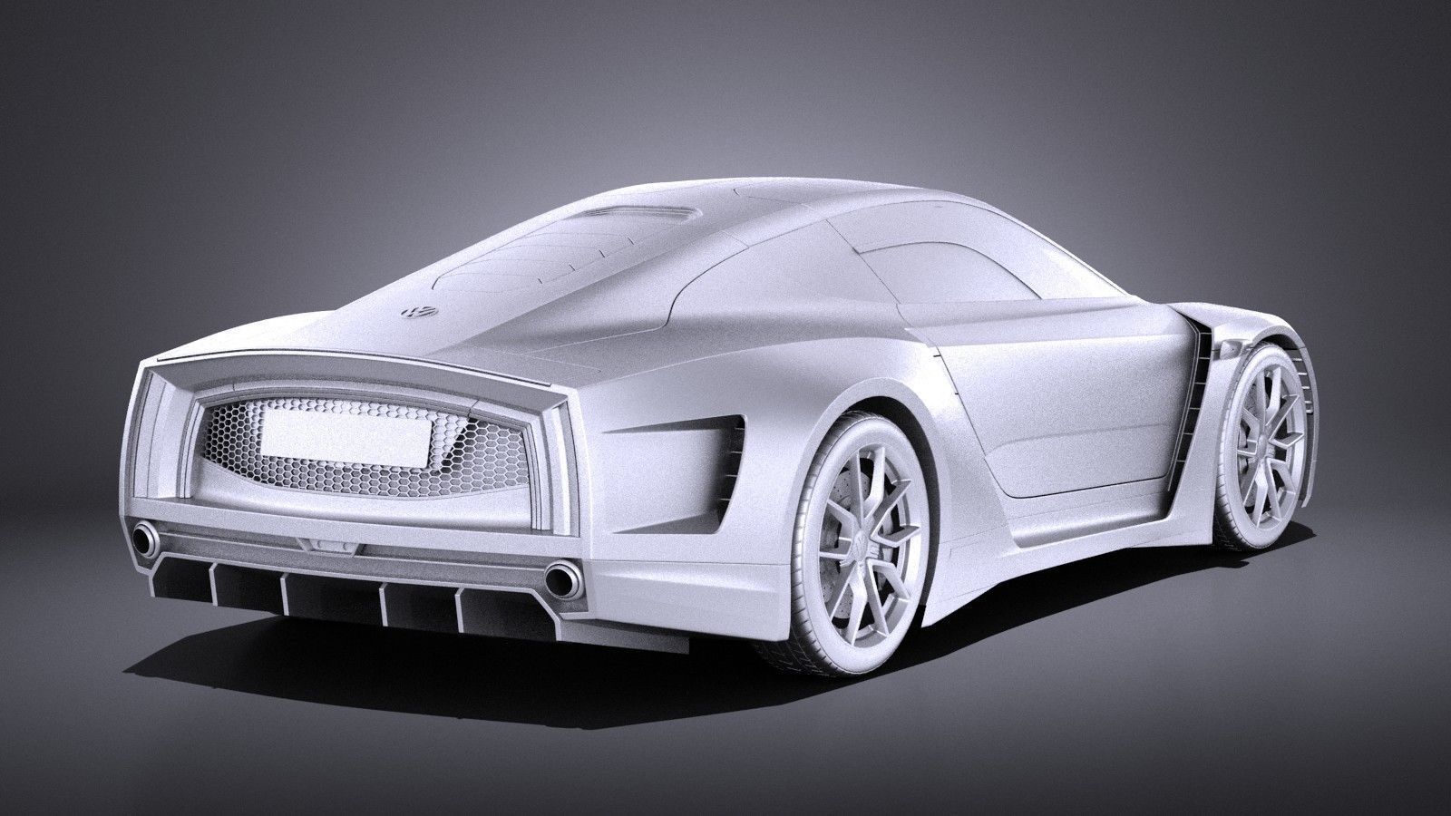 Volkswagen XL Sport 2015 VRAY 3D model_11
